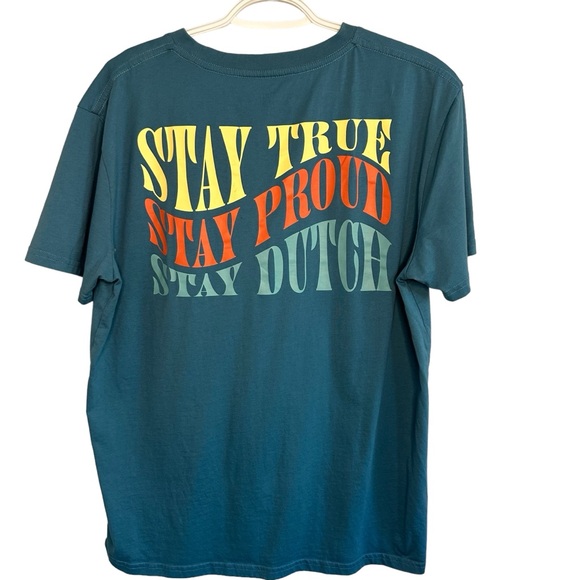 Dutch Bros Blue SMALL+LARGE+XL+XXL Stay True Stay Proud Stay Dutch RARE 2XL Size - Picture 2 of 6